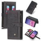 For Galaxy S10 POLA Multi-function Fashion Magnetic Horizontal Flip Leather Case with Card Slots & Wallet & Photo Frame & Holder(Black) - 1