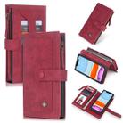 For iPhone 11 POLA Multi-function Fashion Magnetic Horizontal Flip Leather Case with Card Slots & Wallet & Photo Frame & Holder(Red) - 1