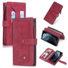 For iPhone 11 Pro POLA Multi-function Fashion Magnetic Horizontal Flip Leather Case with Card Slots & Wallet & Photo Frame & Holder(Red) - 1