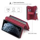For iPhone 11 Pro Max POLA Multi-function Fashion Magnetic Horizontal Flip Leather Case with Card Slots & Wallet & Photo Frame & Holder(Red) - 6
