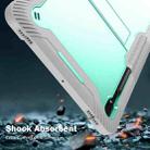 For Samsung Galaxy Tab S8 Ultra Silicone + PC Shockproof Protective Tablet Case(Grey + Green) - 6
