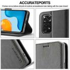 For Xiaomi Redmi Note 11 Pro International Version LC.IMEEKE Calf Texture Leather Phone Case(Black) - 4