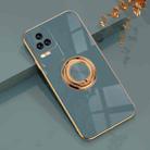 For Xiaomi Redmi K50 / K50 Pro 6D Electroplating Full Coverage Silicone Phone Case with Magnetic Ring Holder(Grandma Ash) - 1