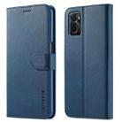 For OPPO Realme 9i / A36 / A76 LC.IMEEKE Calf Texture Leather Phone Case(Blue) - 1