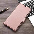 For LG G8X ThinQ / V50S ThinQ Ultra-thin Voltage Side Buckle PU + TPU Leather Phone Case(Rose Gold) - 1