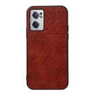For OnePlus Nord CE 2 5G Crazy Horse Texture Shockproof Phone Case(Brown) - 1