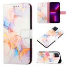 For Realme 8 / 8 Pro PT003 Marble Pattern Flip Leather Phone Case(LS004) - 1
