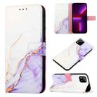 For Realme C20 / C11 2021 PT003 Marble Pattern Flip Leather Phone Case(LS006) - 1