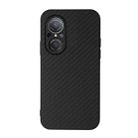 For Huawei nova 9 SE Fine Hole Carbon Fiber Texture Shockproof Phone Case(Black) - 1