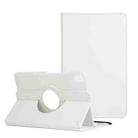 For Lenovo Legion Y700 Litchi Texture 360 Degrees Rotation Leather Tablet Case with Holder(White) - 1