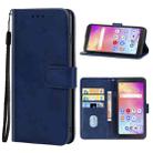 For TCL A3 A509DL / A30 Leather Phone Case(Blue) - 1