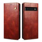 For Google Pixel 7 5G Oil Wax Crazy Horse Texture Leather Phone Case(Brown) - 1