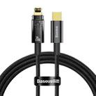 Baseus 20W Type-C / USB-C to 8 Pin Explorer Series Auto Power-Off Fast Charging Data Cable, Length:1m(Black) - 1