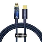 Baseus 20W Type-C / USB-C to 8 Pin Explorer Series Auto Power-Off Fast Charging Data Cable, Length:1m(Blue) - 1