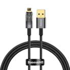 Baseus 2.4A USB to 8 Pin Explorer Series Auto Power-Off Fast Charging Data Cable, Length:1m(Black) - 1