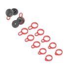 5 Pairs Non-Slip Silicone Earphone Ferrule Set for Sony LinkBuds Ear Cap(Red) - 1