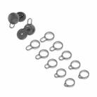 5 Pairs Non-Slip Silicone Earphone Ferrule Set for Sony LinkBuds Ear Cap(Grey) - 1