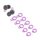 5 Pairs Non-Slip Silicone Earphone Ferrule Set for Sony LinkBuds Ear Cap(Purple) - 1