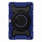 For Samsung Galaxy Tab A 8.0 2019 SM-T290 Armor Contrast Color Silicone + PC Tablet Case(Navy Blue) - 2
