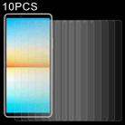 10 PCS 0.26mm 9H 2.5D Tempered Glass Film For Sony Xperia 10 IV - 1