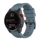 For Garmin Fenix 7 Quick Release Silicone Watch Band(Navy Blue) - 1