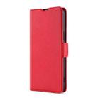 For vivo iQOO 5 5G Ultra-thin Voltage Side Buckle PU + TPU Leather Phone Case(Red) - 2