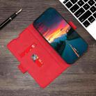 For vivo iQOO 5 5G Ultra-thin Voltage Side Buckle PU + TPU Leather Phone Case(Red) - 7