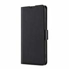For vivo X60 5G Ultra-thin Voltage Side Buckle PU + TPU Leather Phone Case(Black) - 2