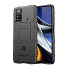 For Xiaomi Poco X4 Pro 5G Full Coverage Shockproof TPU Case(Black) - 1