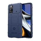 For Xiaomi Poco X4 Pro 5G Full Coverage Shockproof TPU Case(Blue) - 1