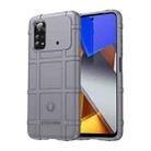 For Xiaomi Poco M4 Pro Full Coverage Shockproof TPU Case(Grey) - 1