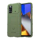 For Xiaomi Poco M4 Pro Full Coverage Shockproof TPU Case(Green) - 1