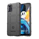 For Motorola Moto G22 Full Coverage Shockproof TPU Case(Black) - 1