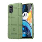 For Motorola Moto G22 Full Coverage Shockproof TPU Case(Green) - 1