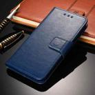 For LG K22 Crystal Texture Leather Phone Case(Royal Blue) - 1