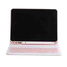 C-098B Candy Color Skin Feel Texture Bluetooth Keyboard Leather Case with Pen Holder For iPad Air 4 10.9 2020 / Air 5 10.9 2022 (Pink) - 4
