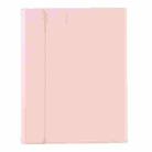 T098B Candy Color Skin Feel Texture Bluetooth Keyboard Leather Case with Pen Holder For iPad Air 4 10.9 2020 / Air 5 10.9 2022 (Pink) - 2