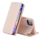 iPhone 11 DUX DUCIS Skin X Series PU + TPU Horizontal Flip Leather Case with Holder & Card Slots(Pink) - 1