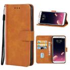 Leather Phone Case For Meizu Meilan S6(Brown) - 1