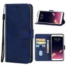 Leather Phone Case For Meizu Meilan S6(Blue) - 1