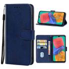 Leather Phone Case For Samsung Galaxy M33 (India)(Blue) - 1