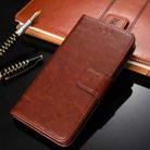 For Samsung Galaxy M52 5G Crystal Texture Leather Phone Case(Brown) - 1