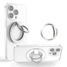 wlons Magnetic 360 Degree Rotatable Mobile Phone Ring Holder(White) - 1