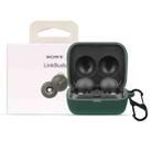 Solid Color Earphone Protective Case For Sony LinkBuds(Black) - 7
