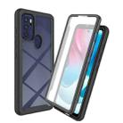 For Motorola Moto G60S Starry Sky Full Body Hybrid Shockproof Phone Case (Black) - 1