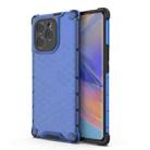 For Honor 60 SE 5G Shockproof Honeycomb PC + TPU Phone Case(Blue) - 1