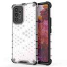 For Samsung Galaxy A53 5G Shockproof Honeycomb PC + TPU Phone Case(White) - 1