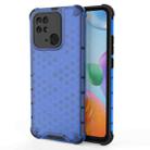 For Xiaomi Redmi 10C 4G Shockproof Honeycomb PC + TPU Case(Blue) - 1