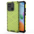 For Xiaomi Redmi 10C 4G Shockproof Honeycomb PC + TPU Case(Green) - 1