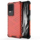 For Xiaomi Redmi K50 Pro Shockproof Honeycomb PC + TPU Case(Red) - 1